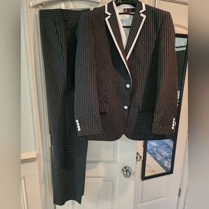 3 piece mens suit Pallini pin stripe